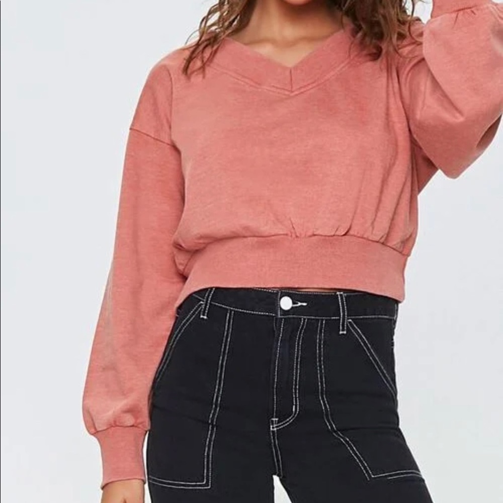 Crop pullover